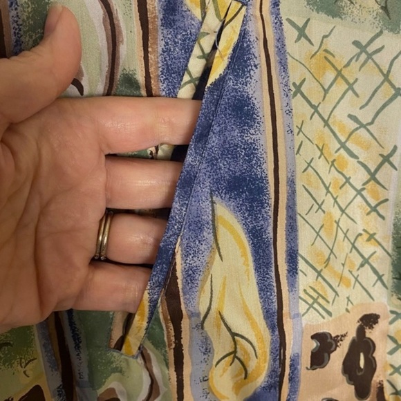 NWOT VTG 80s 90s 100% Silk Windbreaker Bomber Track Jacket Full Zip Women's M - Picture 4 of 7